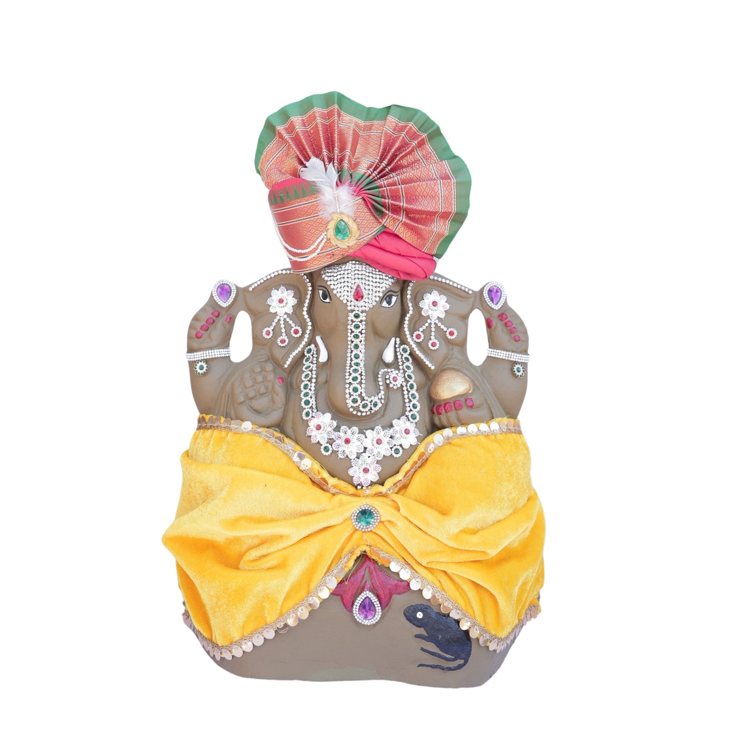 Decorated Lord Ganesha Idol 18-Inch