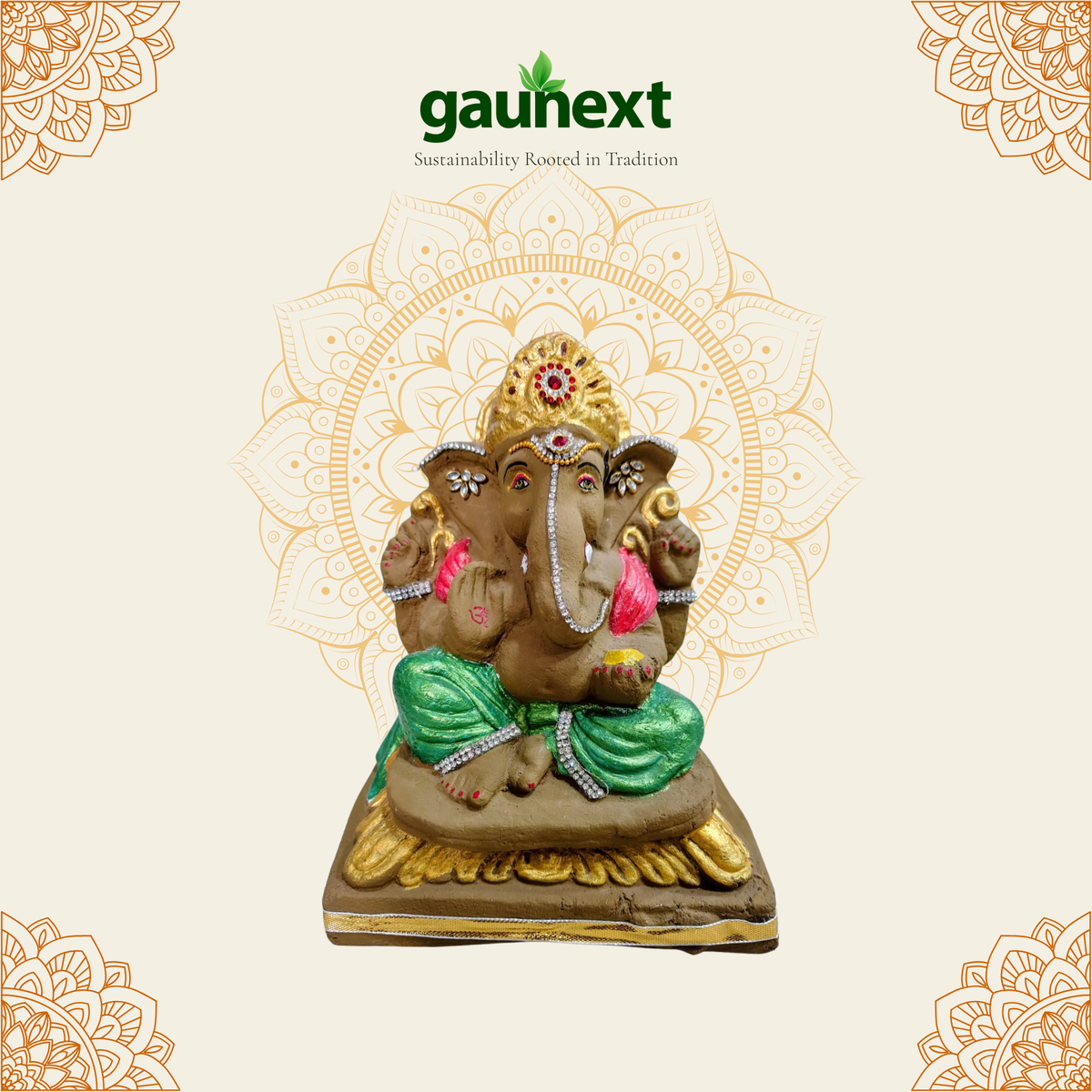 Decorated Divine Ganesh Ji (8")