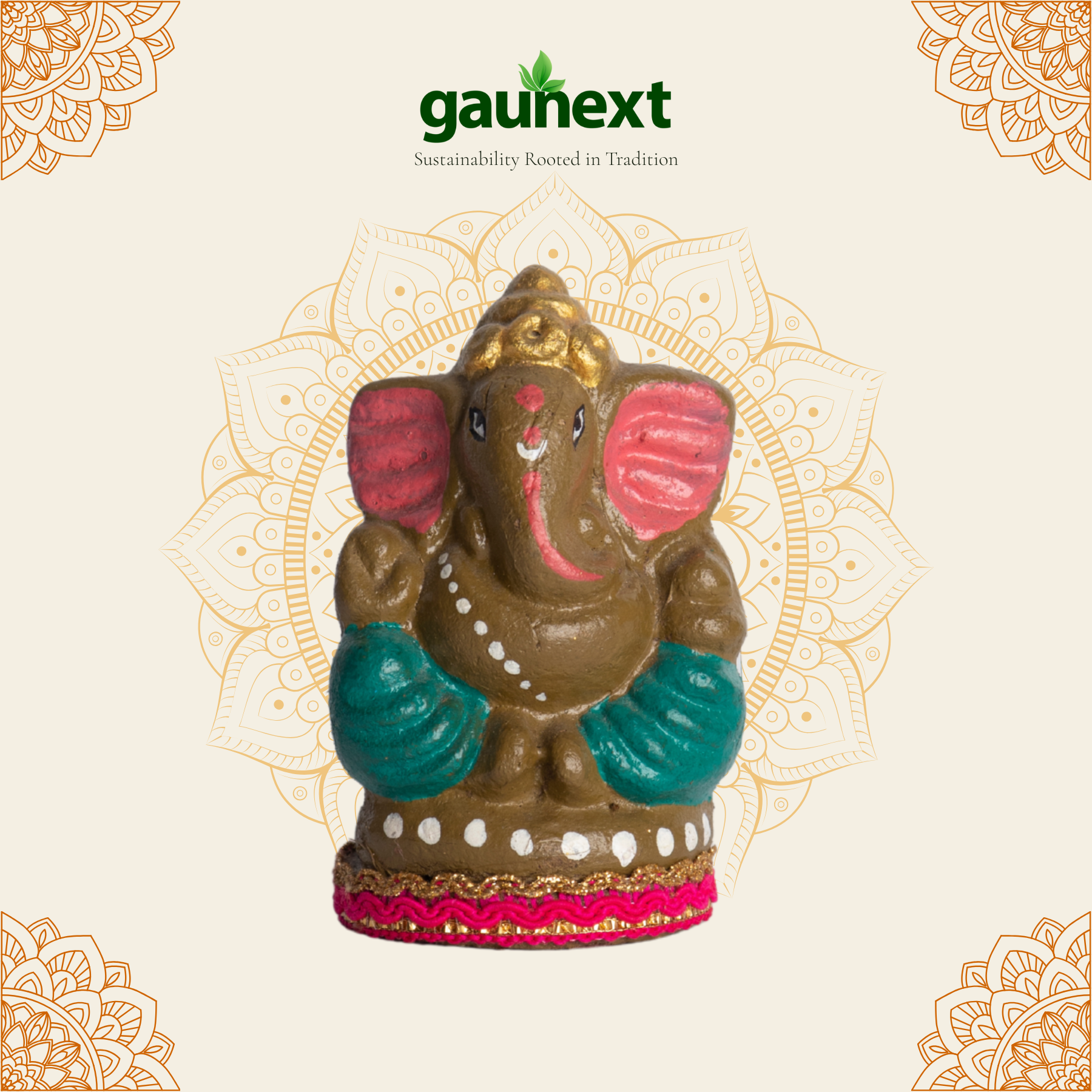 Decorated Divine Ganesh Ji (3")